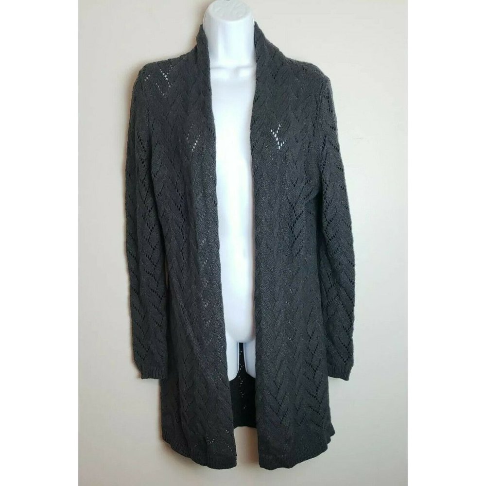 Leo & Nicole Sweater Open front Cardigan Womens Small